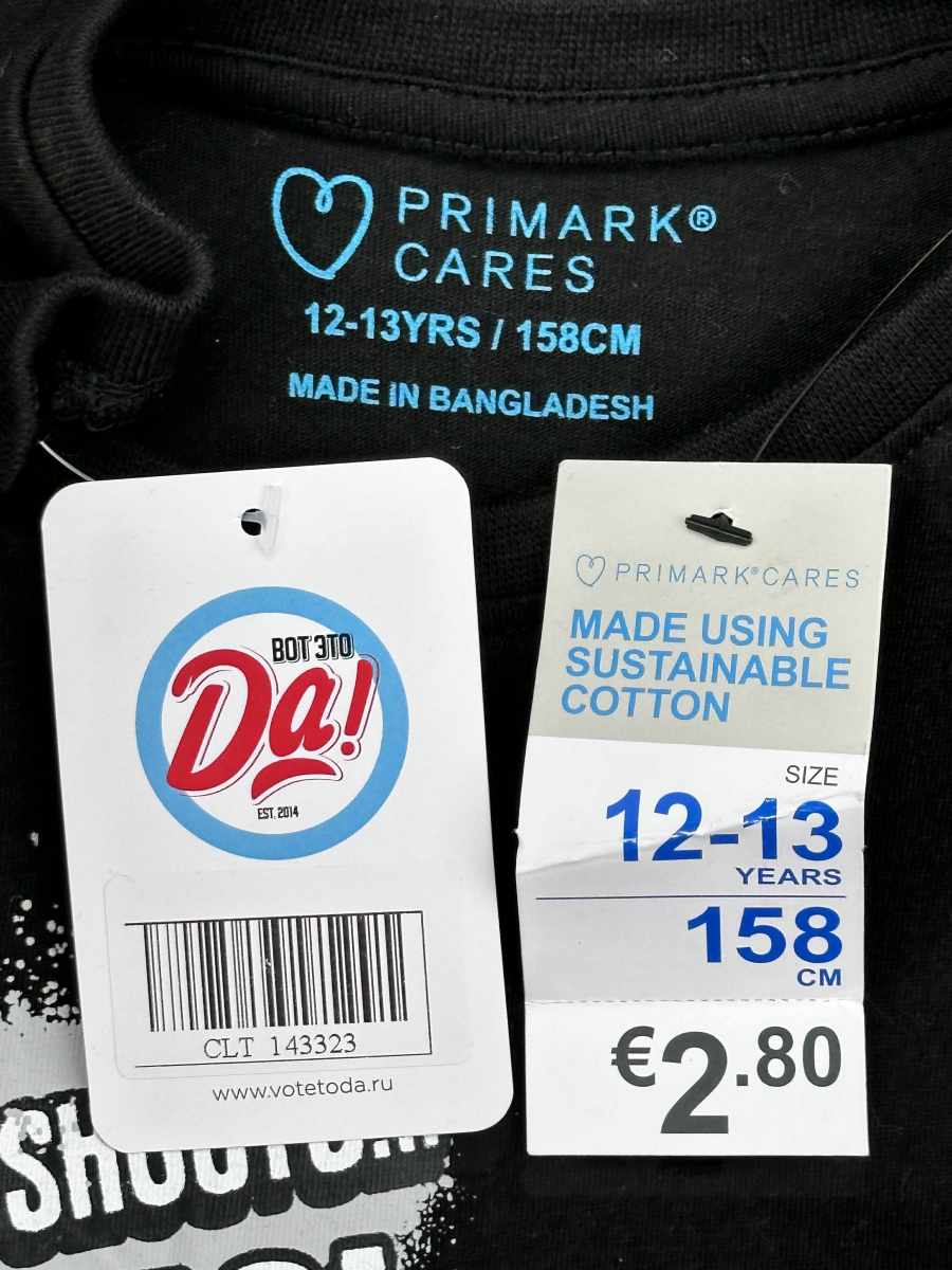 Новогодняя одежда Primark cares